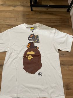 BAPE cotton white t-shirt