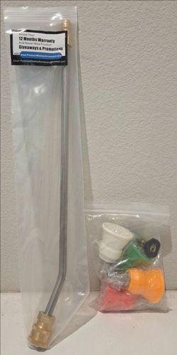 NEW Pressure Washer Nozzle Guards + Pressure Washer Curved Wand - Auto Detailing Supplies - Info in Description