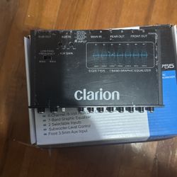 3 Clarion 7 Band Graphic Equalizer