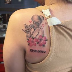 tinta permanente en la piel