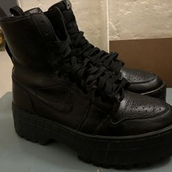 Air Jordan 1 Brooklyn Women's Boots Combat Look 