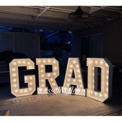GRAD Marquee Letters 