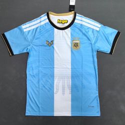 Argentina Messi 2026 AFA Soccer Jersey Light Blue