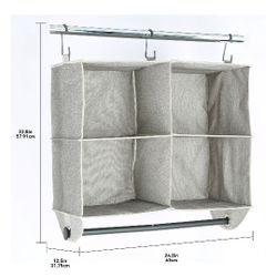 4 Shelve Hanging Closet Organizer (2)