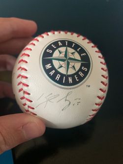 Signed baseball by mariners