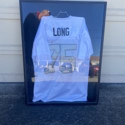 Howie Long #75 Framed Jersey