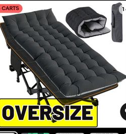 New  oversized camping bed