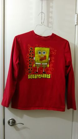 Nickelodeon Spongebob Squarepants Long Sleeve Boys Shirt