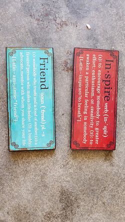 Wooden Decorative Signs