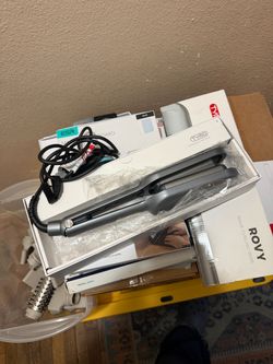 Curling Iron Hair Crimper Waver, TYMO ROVY Beach Waves Hair Curler Ionic Curling Wand, 3 Barrel Crimper Hair Tool for Women, Dual Voltage, Anti-Scald,