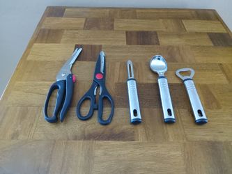Kitchen Utensils & Box Full Of Kitchen Gadgets/Utensils