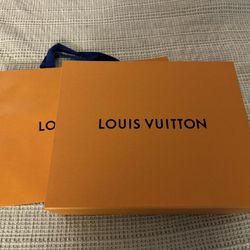 Louis Vuitton Box & Shopping Bag