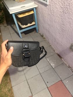 Christian Dior Black Oblique Crossbody Bag