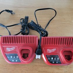 Two M12 Chargers