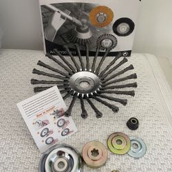 New Derusting Weeding Wheel size 10" Heavy Duty Trimmer Head Twisted Wire