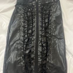 Leather Skirt