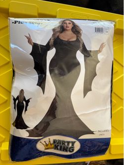 Plus size costume used as Morticia Addams 2x
