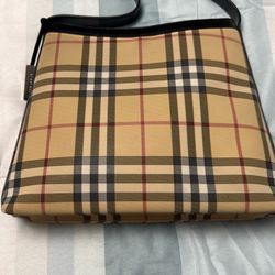 Designer Plaid Shoulder Bag – Classic Check – Clean – $220 OB