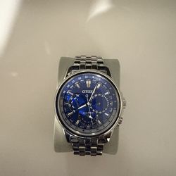Silver and Blue Citizen Watch