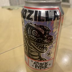 Godzilla Blue Ribbon beer