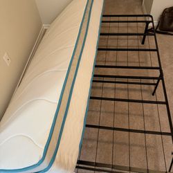 Twin Size Linenspa Folding Bed and Mattress