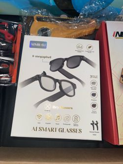 Smart glasses with built in chat GPT. Video and pics