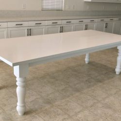 Custom Made Indoors And Outdoors Farmhouse Dining Tables.