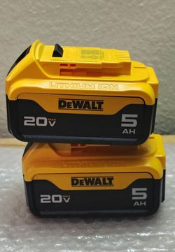 DeWalt 20 volt batteries $100...firm on price... brand new... first come first served...