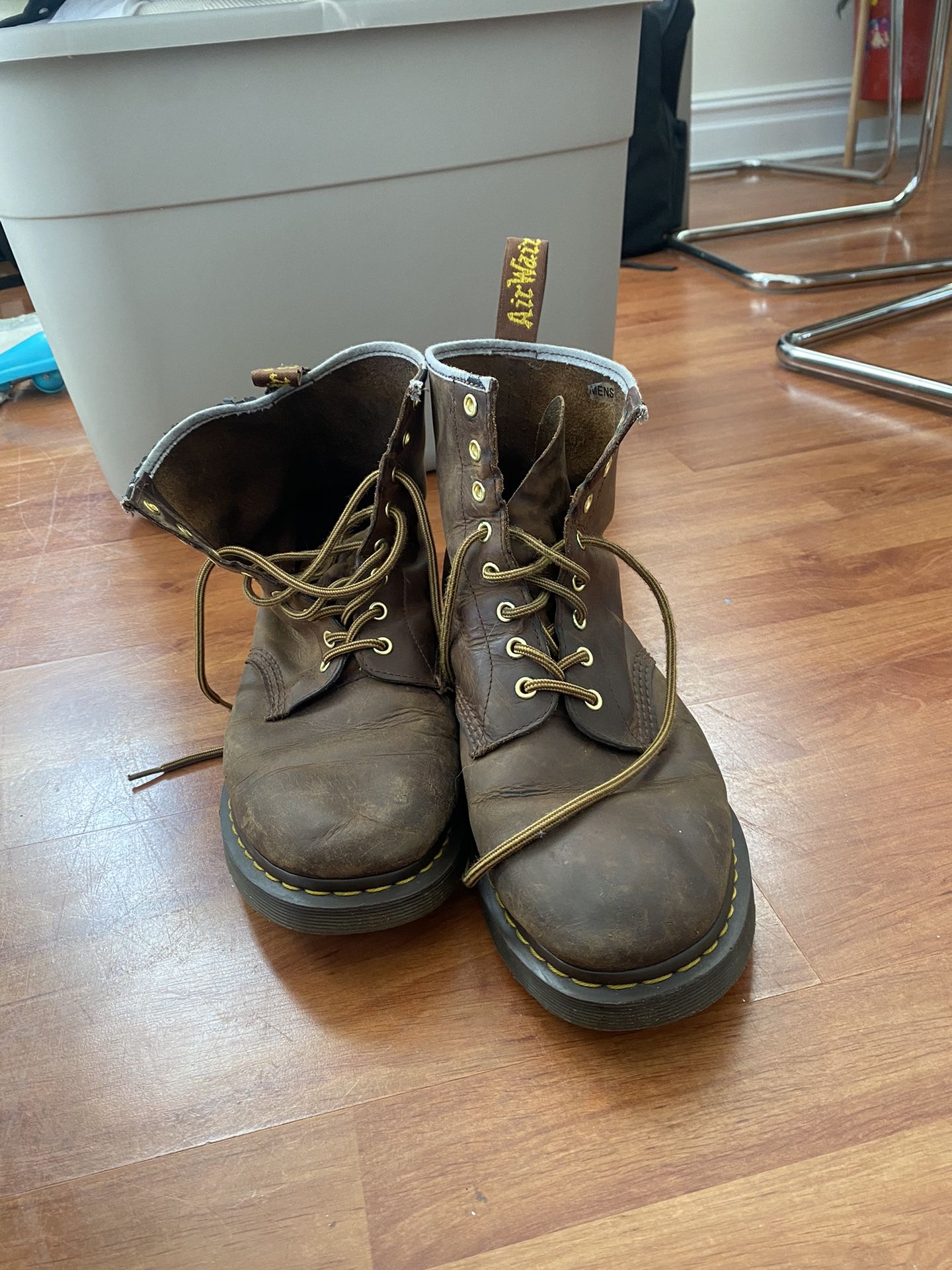 DR. MARTENS Unisex 1460 Crazy Horse Leather Lace-Up Boots - US 13. Make an offer DR. MARTENS Unisex 1460 Crazy Horse Leather Lace Up Boots US  main image 2