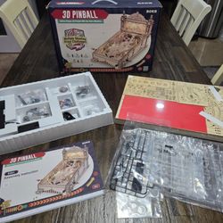 Brand New Build Yourself Wooden 3D Pinball Machine