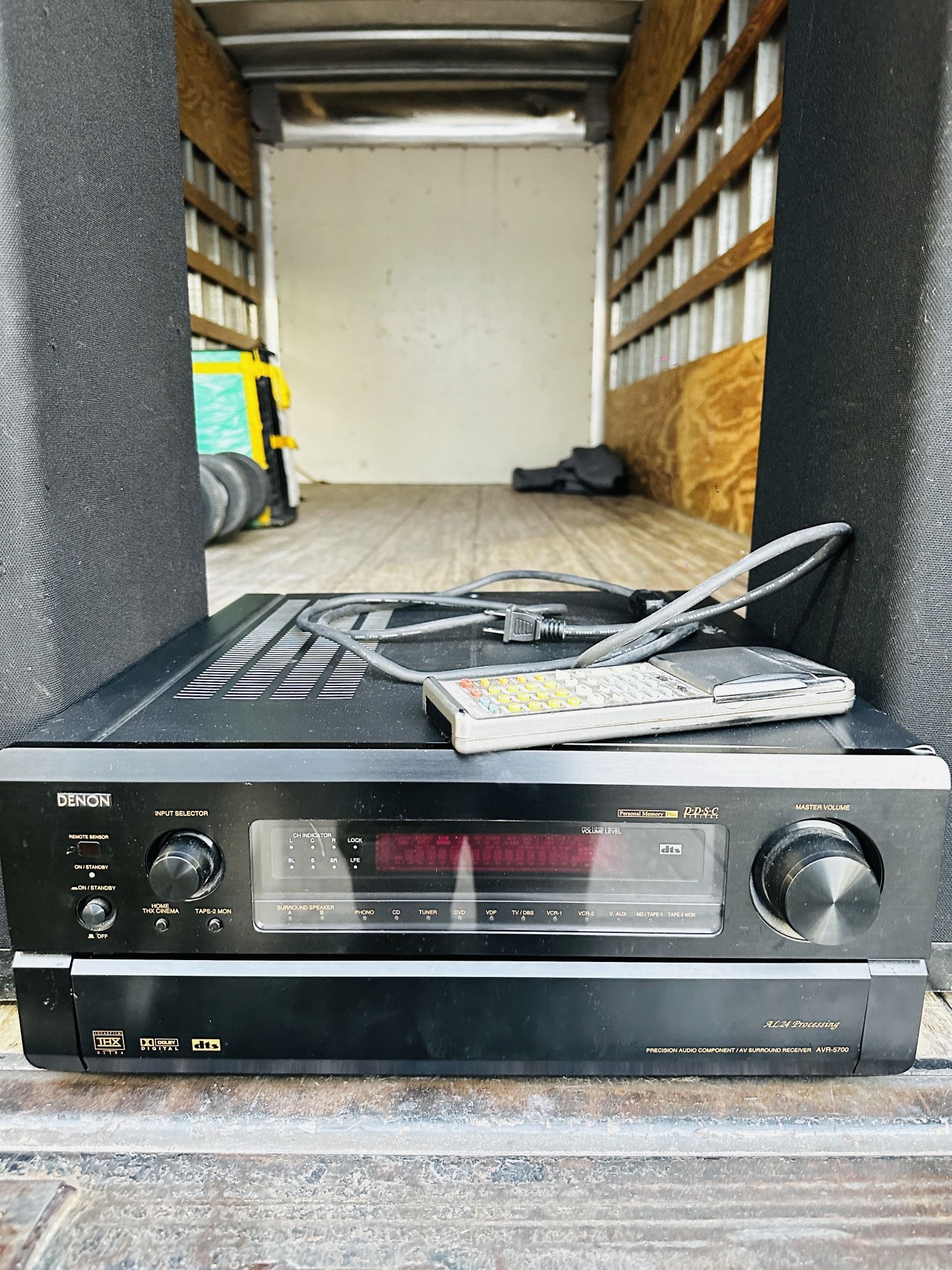 Receiver And Subwoofer