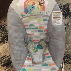 Vibrating baby bouncer