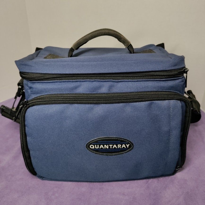 Quantaray camera bag, designed to protect and carry photography equipment