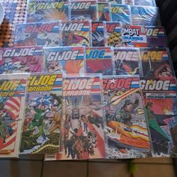 27 G.I JOE COMIC BOOKS 