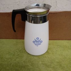COFFEE POT-Corning Ware Stove Top/9 Cup