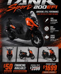 Tank 200 - Scooter - GY6