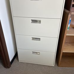 Hon 4 drawer lateral file cabinet.