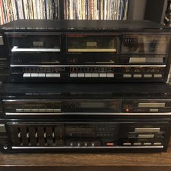 Sanyo Stereo Amplifier, Tuner and Cassette Deck