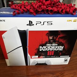 Sony PS5 Slim Blu-Ray Edition Call of Duty Modern Warfare III Bundle 1TB...