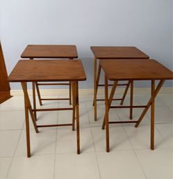 4-Piece TV/Snack Table Set