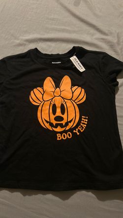 Girls Disney pumpkin mickey top size 8