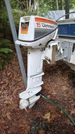 15 HP Johnson Outboard Long Shaft