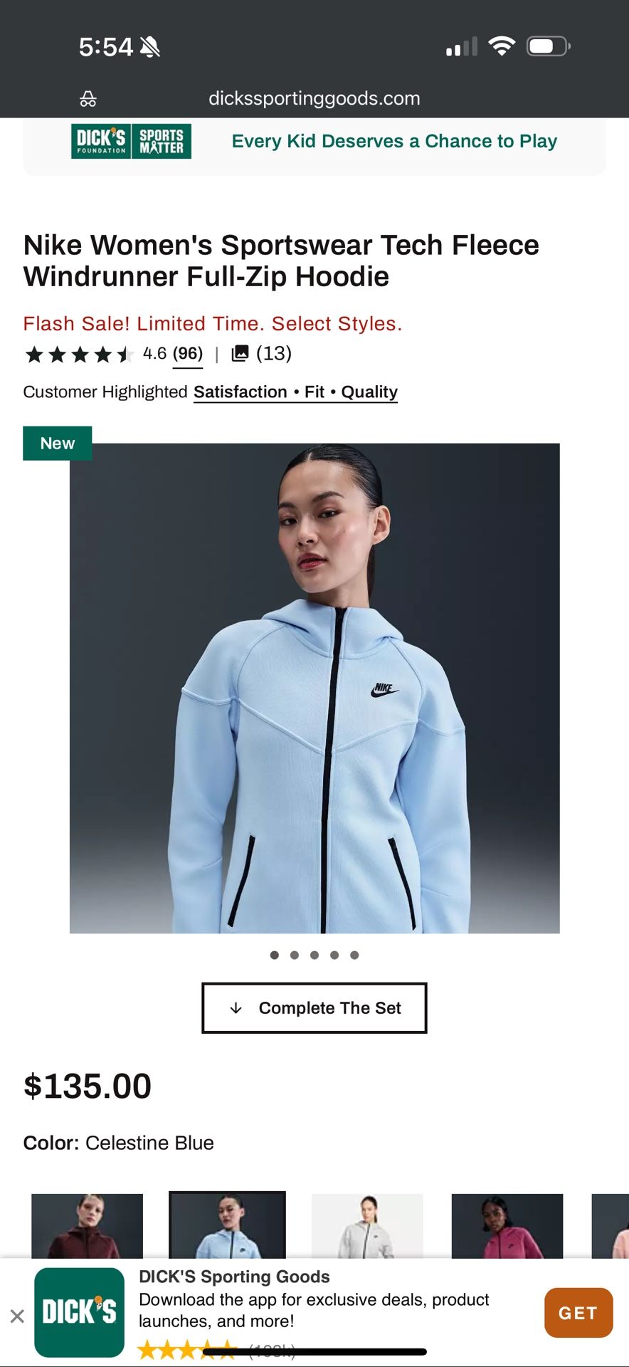 Women’s Nike tech Fleece Zip Up Hoodie