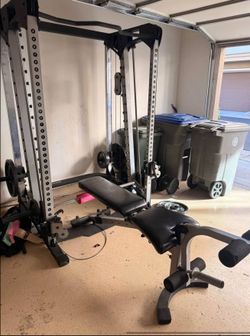 Smith Machine with Bench