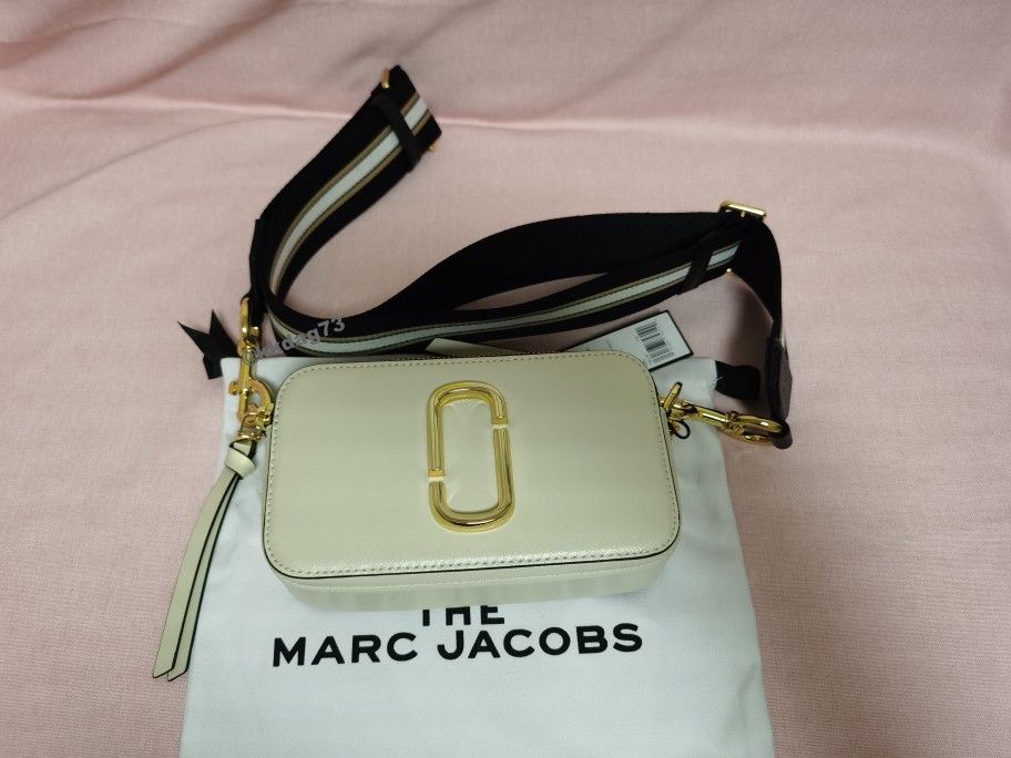 Marc Jacobs The Snapshot Crossbody Bag Cloud White Multi