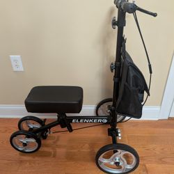 Elenkerg Knee Scooter with Dual Brakes
