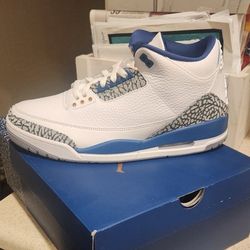 New!! Jordan 3 "Wizards" Size 12 Mens 