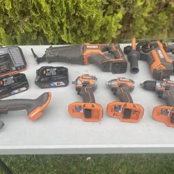 Selling Several Ridged Power Tools See Below For Prices 