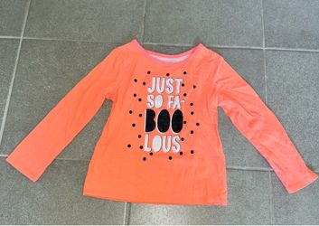 4T Girls Halloween Long Sleeve Shirt