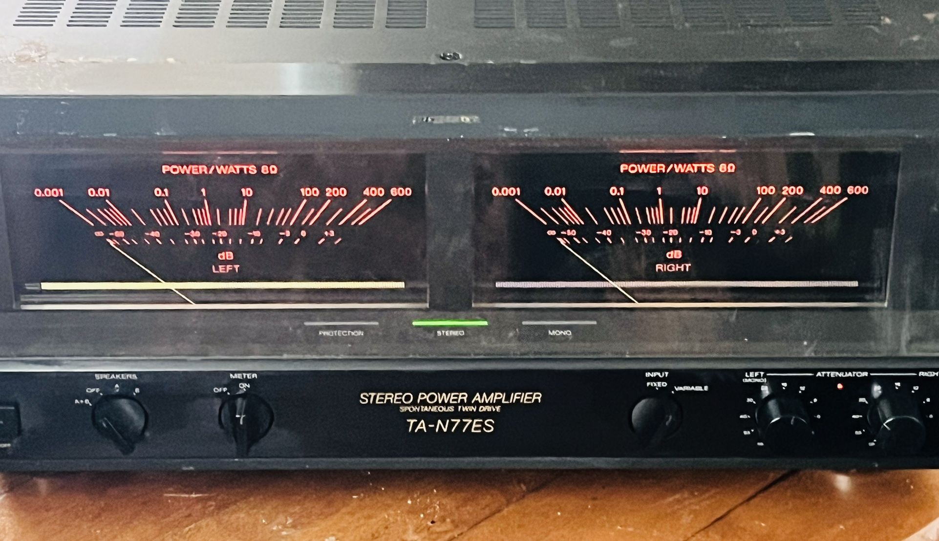 Vintage Sony Power Amplifier TA-N77ES